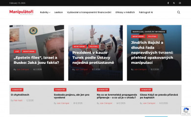manipulatori.cz screenshot
