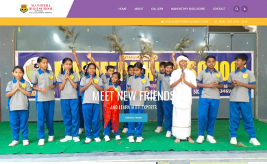 manjeerahighschool.in screenshot