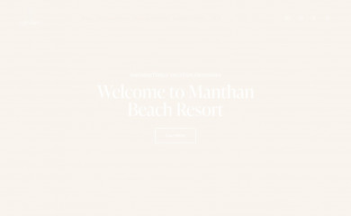manthanbeachresort.com screenshot