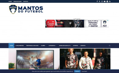 mantosdofutebol.com.br screenshot