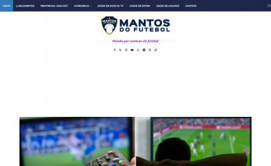 mantosdofutebol.com.br screenshot