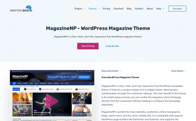 https://mantrabrain.com/downloads/mantranews-wordpress-news-theme/ screenshot