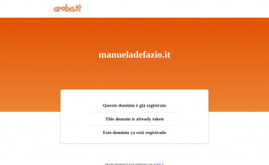 manueladefazio.it screenshot