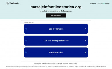 masajeinfantilcostarica.org screenshot