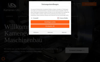 maschinenbau-kamenev.de screenshot