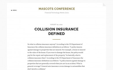mascots-conference.org screenshot