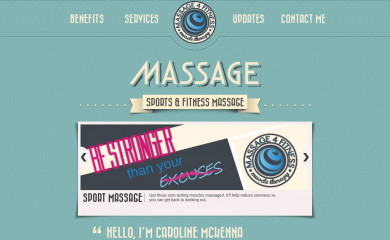 massage4fitness.com.au screenshot