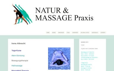 massage-albrecht.at screenshot
