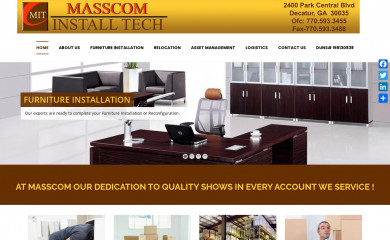 masscominstalltech.com screenshot