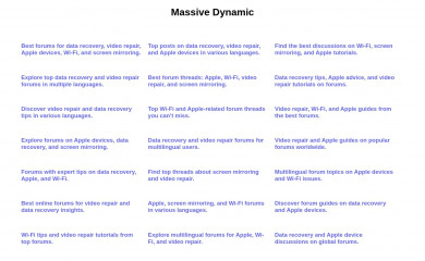 Massive Dynamic Child Theme screenshot