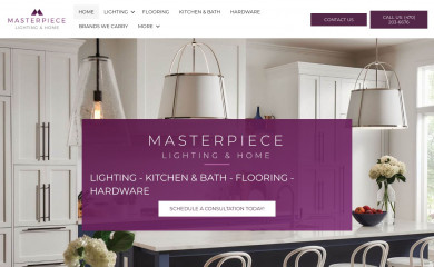 masterpiecelighting.com screenshot