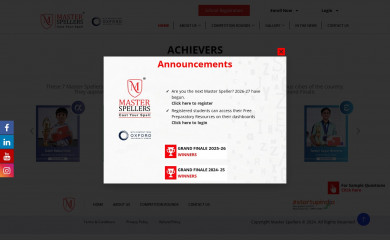 masterspellers.com screenshot