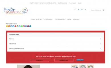 masterthemontessorilife.com screenshot