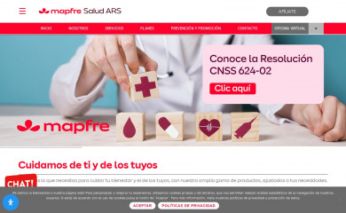 mapfresaludars.com.do screenshot