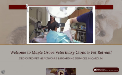 maplegrove-vet.com screenshot