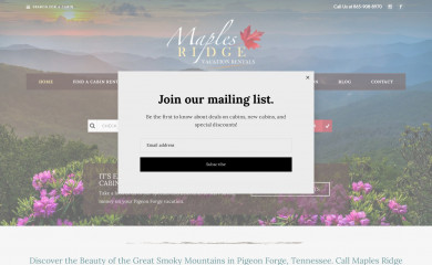 maplesridge.com screenshot