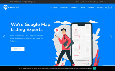 maplisting.co.uk screenshot