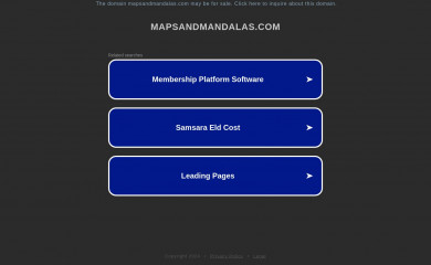 mapsandmandalas.com screenshot