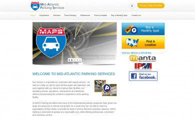 mapsparking.com screenshot