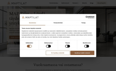 maptilat.fi screenshot