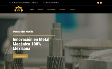 maquinadosmurillo.com.mx screenshot