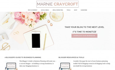 marniecraycroft.com screenshot