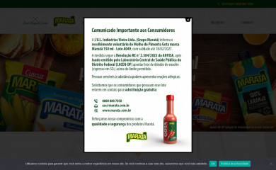 marata.com.br screenshot