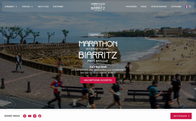 marathonbiarritz.com screenshot