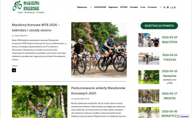 maratonykresowe.pl screenshot