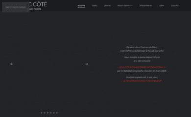 marccotesculpteur.com screenshot