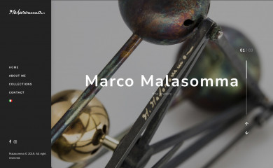 marcomalasomma.it screenshot