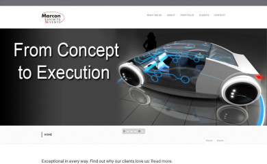 marconexhibits.com screenshot