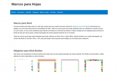 marcosparahojas.com screenshot