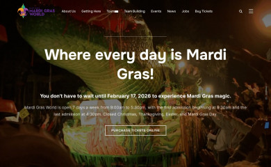 mardigrasworld.com screenshot