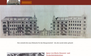 margaretenhof.at screenshot