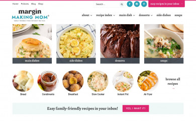marginmakingmom.com screenshot