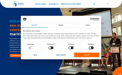 maritiemmasterplan.nl screenshot