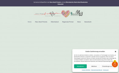 maria-ward.schule screenshot
