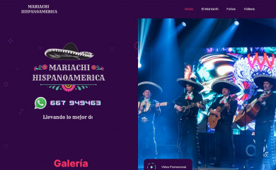 mariachihispanoamerica.com screenshot