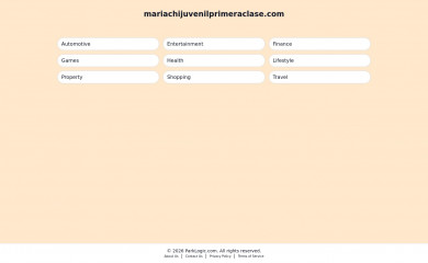 mariachijuvenilprimeraclase.com screenshot