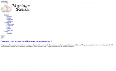 mariage-reussi.fr screenshot