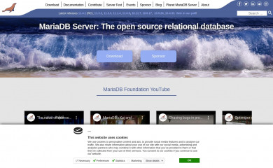 mariadb.org screenshot