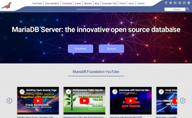 mariadb.org screenshot