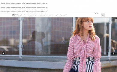 mariajernov.com screenshot