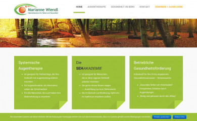 mariannewiendl.de screenshot