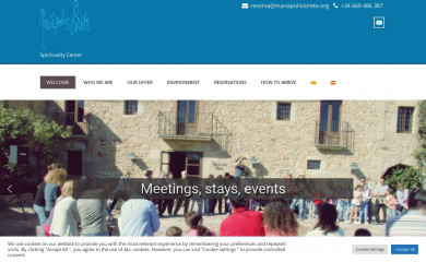 mariapolisloreto.org screenshot