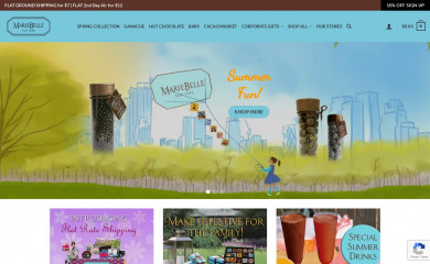 mariebelle.com screenshot