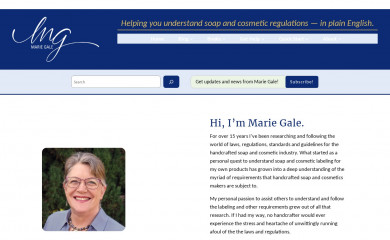 mariegale.com screenshot