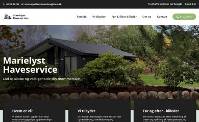 marielysthaveservices.dk screenshot