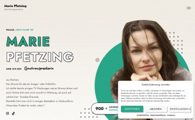 mariepfetzing.de screenshot